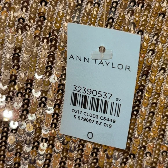 ⭐️Ann Taylor Sequins Dress 0P NWT⭐️ - Picture 5 of 11